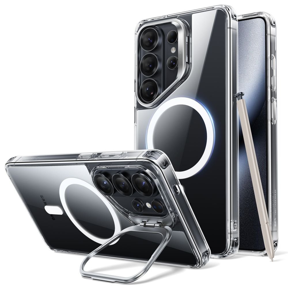 ESR Samsung Galaxy S26 Ultra - Σκληρή Θήκη με Πλαίσιο Σιλικόνης και MagSafe - Classic Hybrid Kickstand MagSafe - Clear