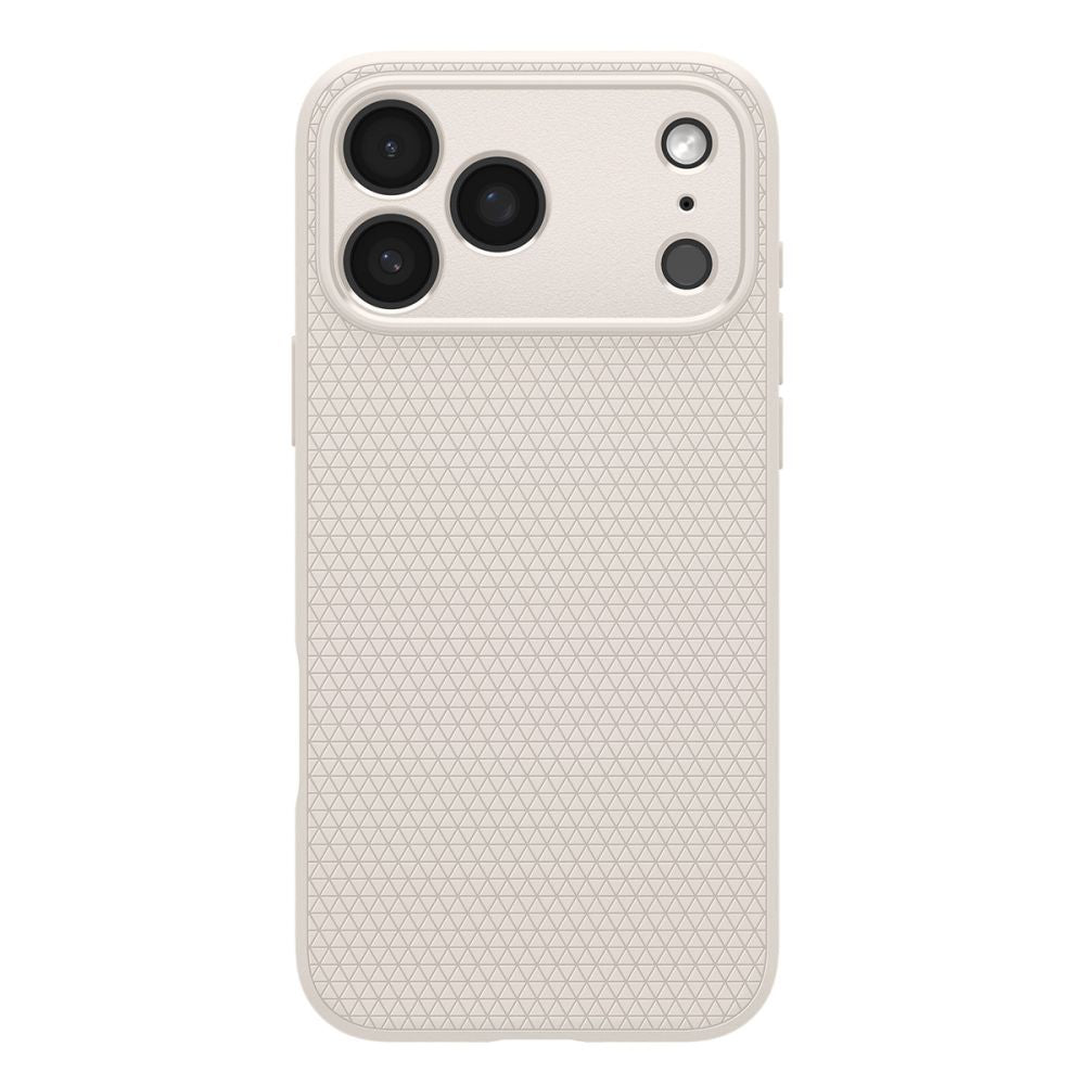 Spigen iPhone 18 Pro Max / iPhone 17 Pro Max - Θήκη Σιλικόνης - Liquid Air - Natural Titanium