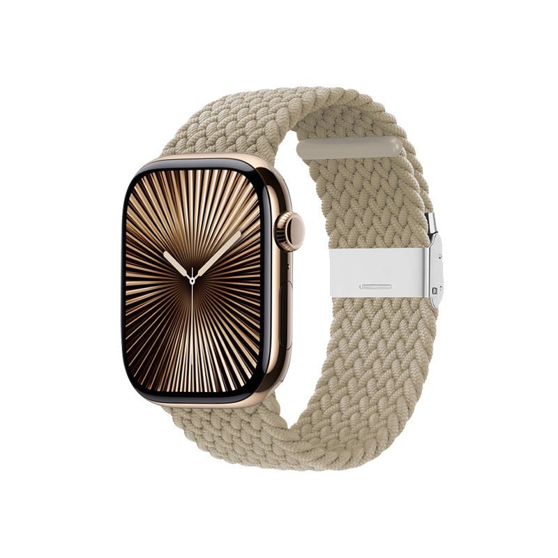 Crong Λουράκι Apple Watch 2/3/4/5/6/7/8/9/10/11 - SE (1/2/3) - 38/40/41/42mm Wave Band - Stone Beige