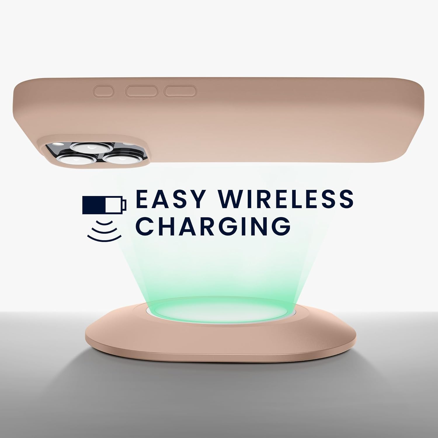 KW iPhone 16 Pro Θήκη Σιλικόνης Rubberized TPU - Coconut Swirl