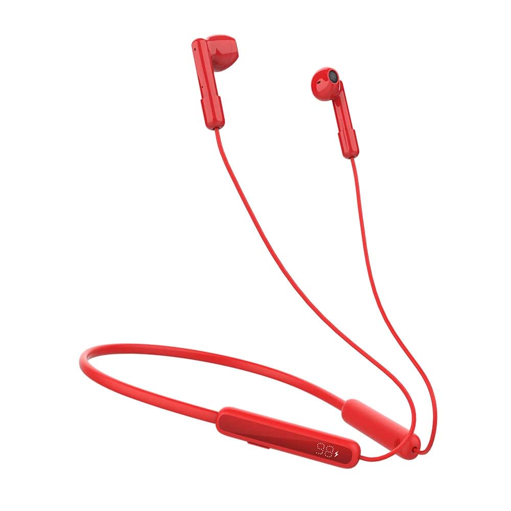 Joyroom JR-DS1 Sports TWS Neckband Bluetooth 5.3 - Ασύρματα ακουστικά Κλήσεις / Μουσική - Red
