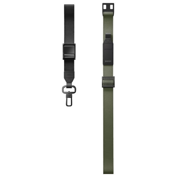 Uniq Vista Universal Phone Lanyard - 2 σε 1 Λουράκι Κινητού - Forest Black