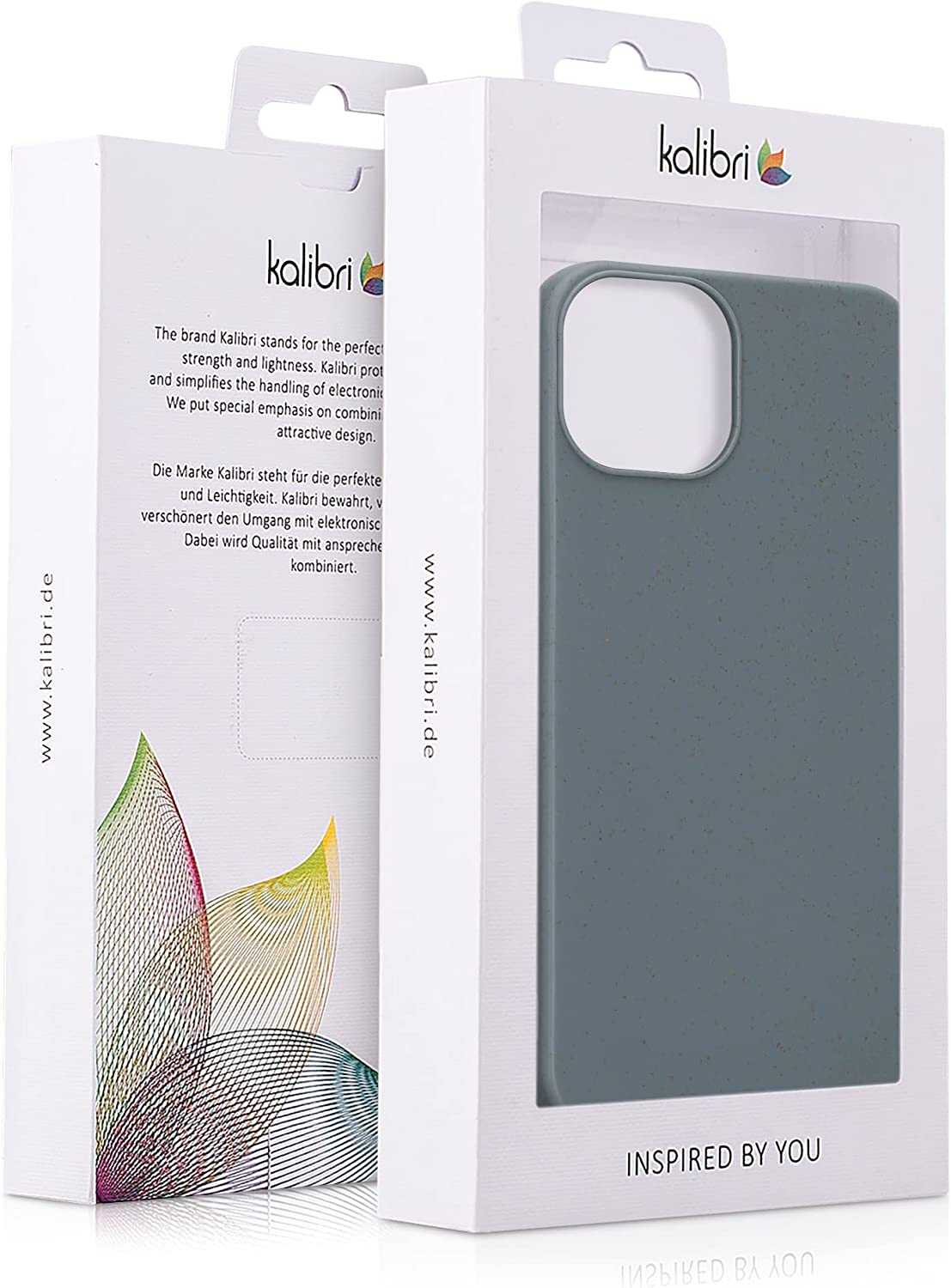 Kalibri iPhone 13 Θήκη Σιλικόνης TPU με Ανακυκλώσιμο και Βιοδιασπώμενο Υλικό - Dark Slate Grey - 57759.202