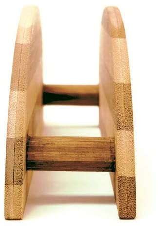 Relaxdays Σετ με 4 Σανίδες Κοπής από Μπαμπού με Βάση - Brown / Light Brown - 4052025188764