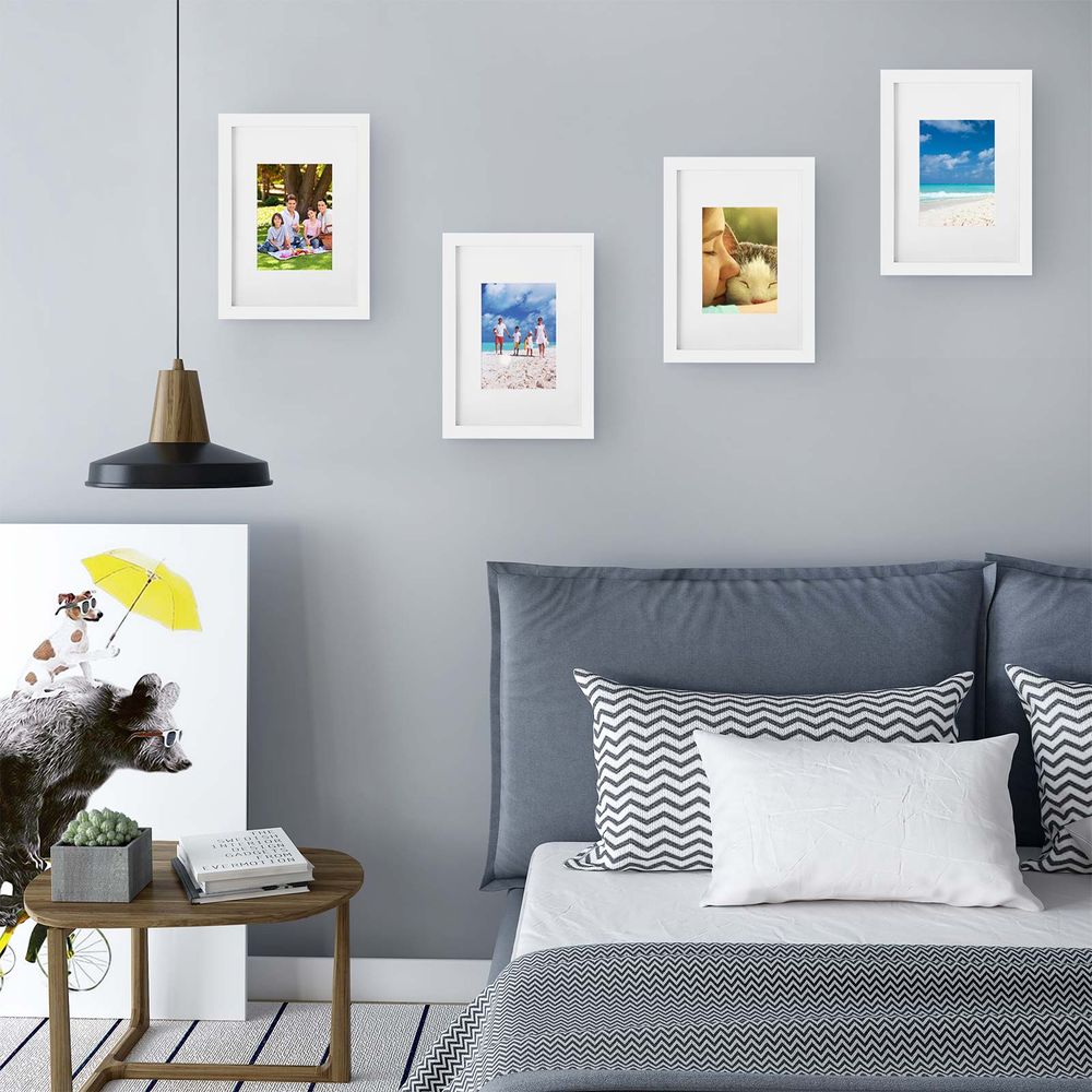 Songmics Σετ με 2 Κορνίζες - White - RPF04WT