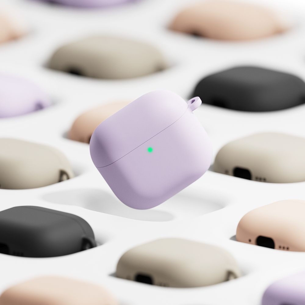 Ringke AirPods 4 Θήκη Σιλικόνης - Silicone - Light Purple