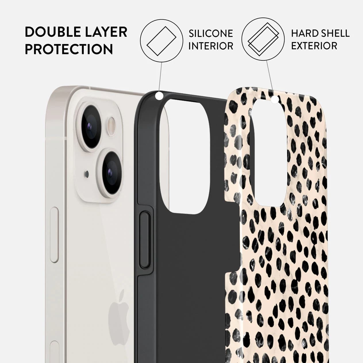 Burga iPhone 13 Fashion Tough Σκληρή Θήκη - Almond Latte