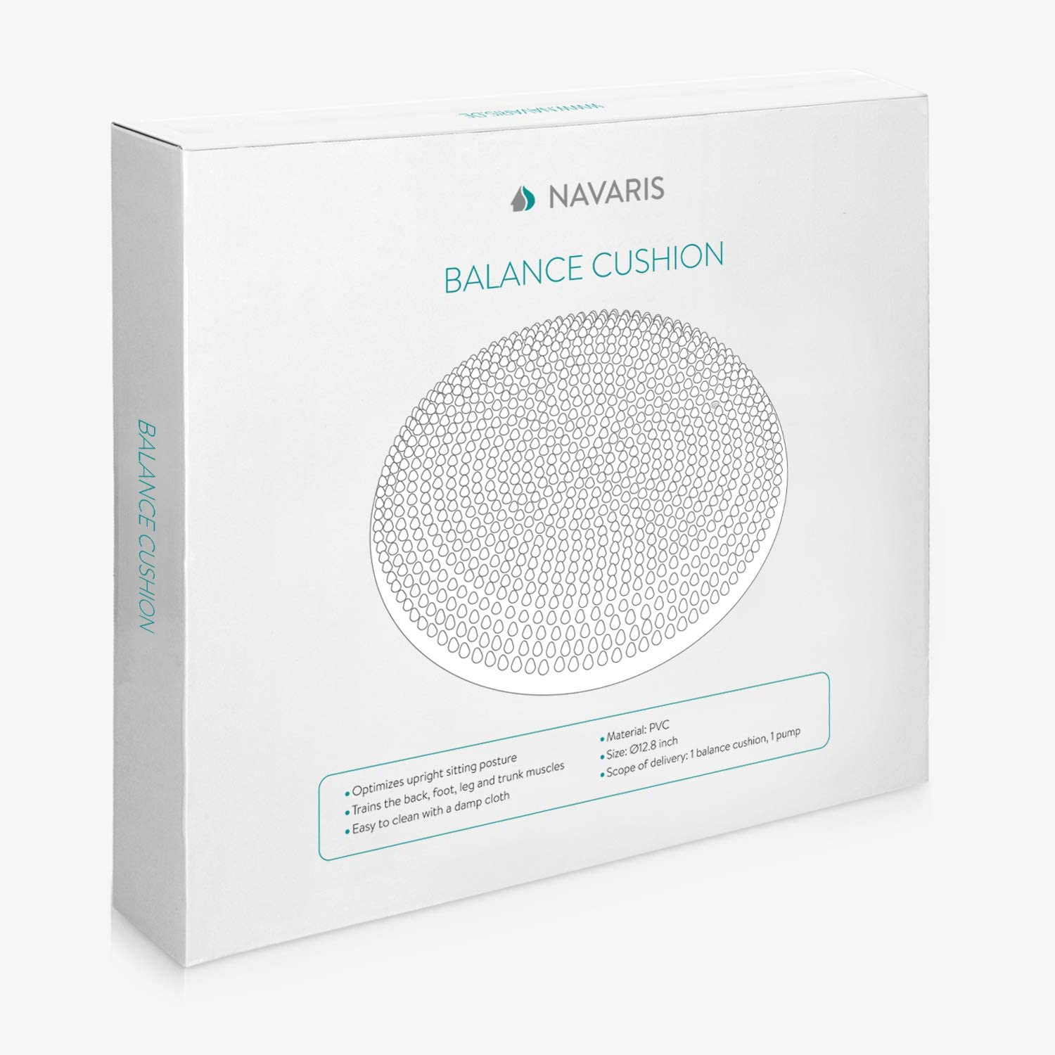 Navaris Μαξιλάρι Στάσης Σώματος / Σανίδα Ισορροπίας - 33cm - Dark Blue - 49286.38