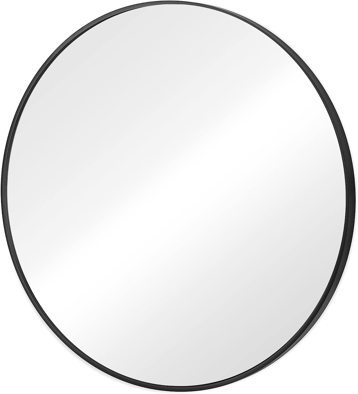 Navaris Στρογγυλός Καθρέπτης Τοίχου - 60 cm - Black - 60870.01