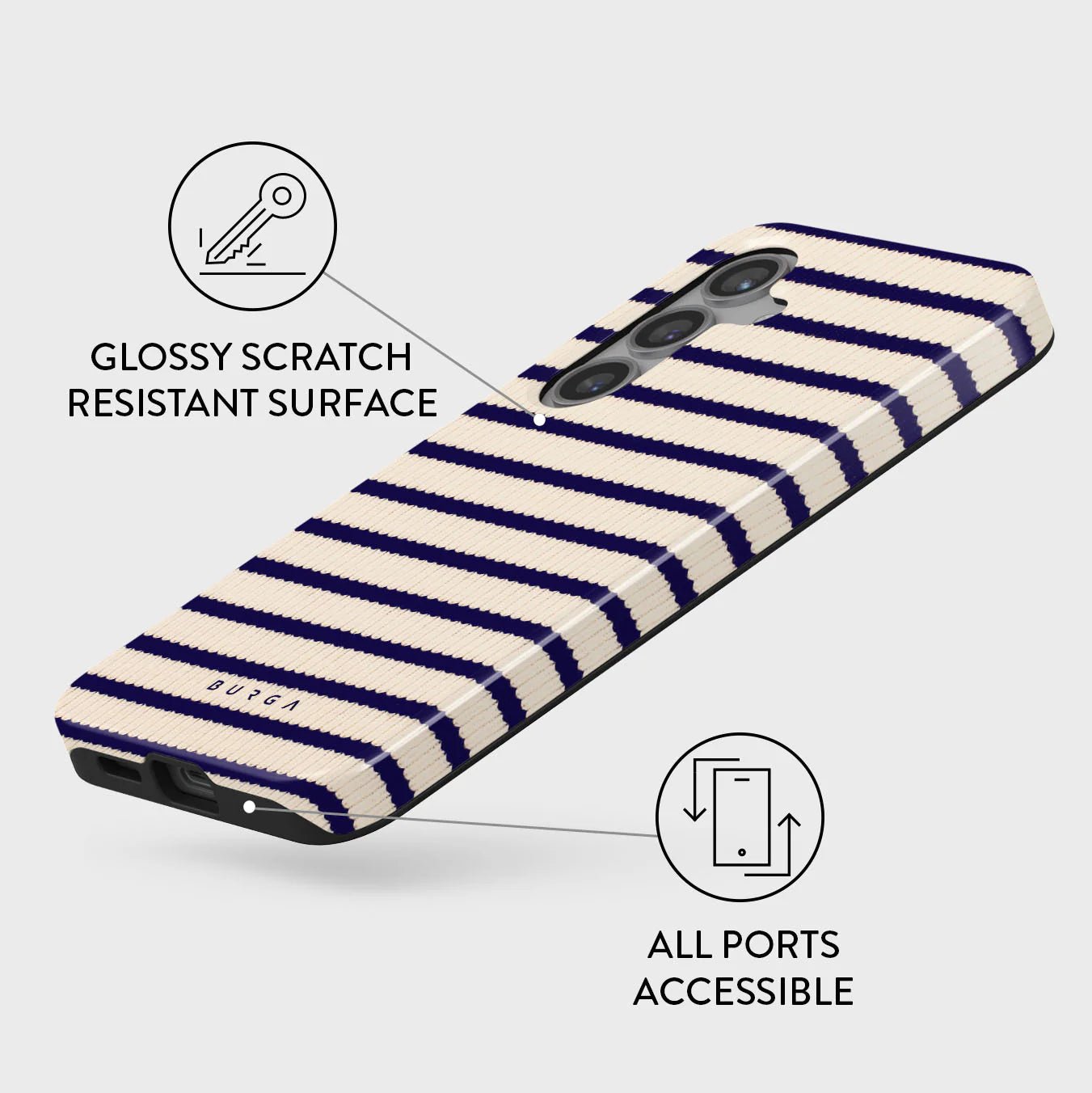 Burga Samsung Galaxy S24 Fashion Tough Σκληρή Θήκη - Old Money