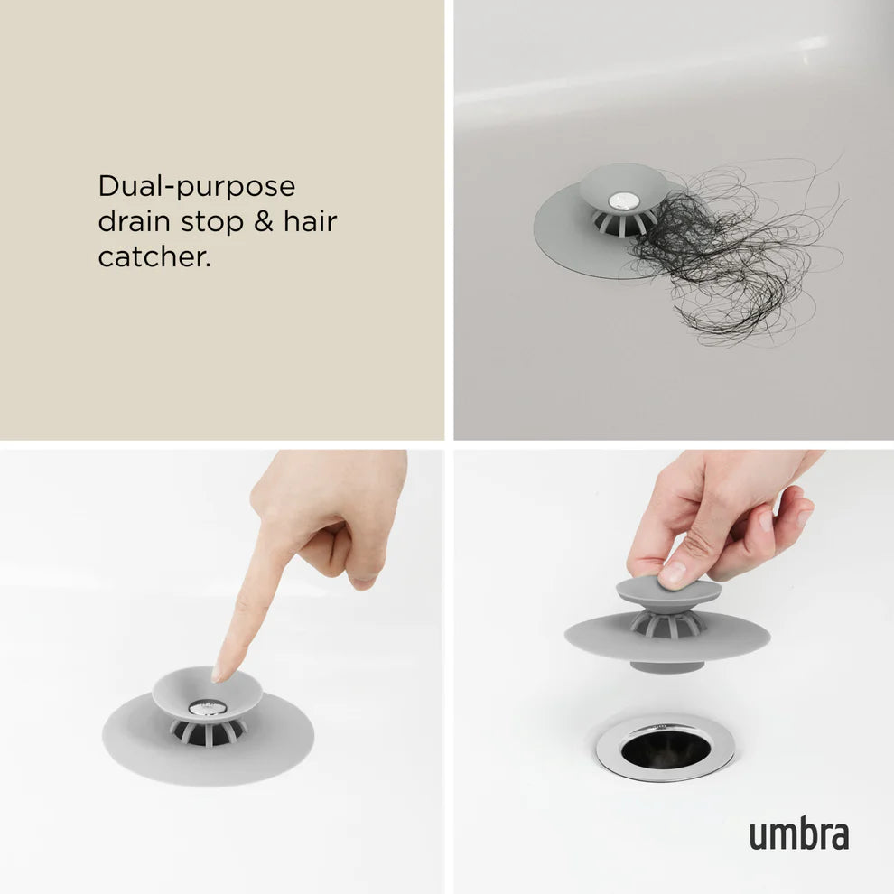 Umbra Flex Τάπα / Φίλτρο Νεροχύτη Σιλικόνης - Grey