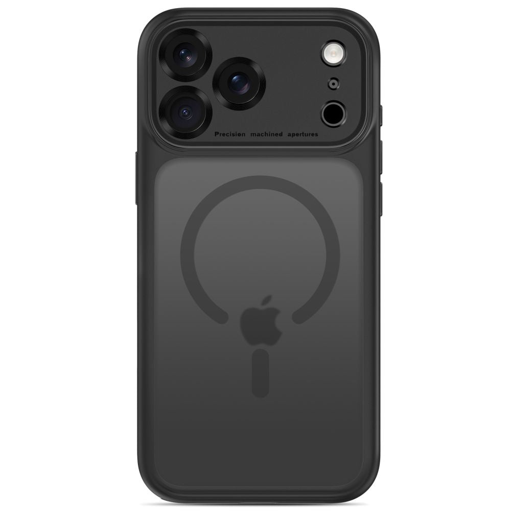 Tech-Protect iPhone 18 Pro / iPhone 17 Pro - Σκληρή Θήκη με Πλαίσιο Σιλικόνης και MagSafe - MagPeak MagSafe CC - Matte Black
