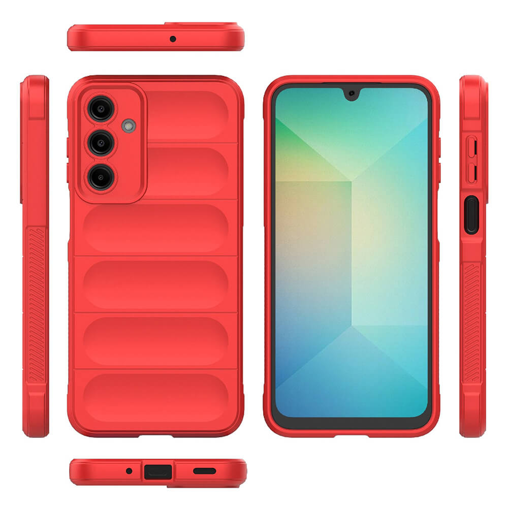 Techsuit Samsung Galaxy A16 4G / A16 5G Magic Shield Θήκη Σιλικόνης TPU - Red