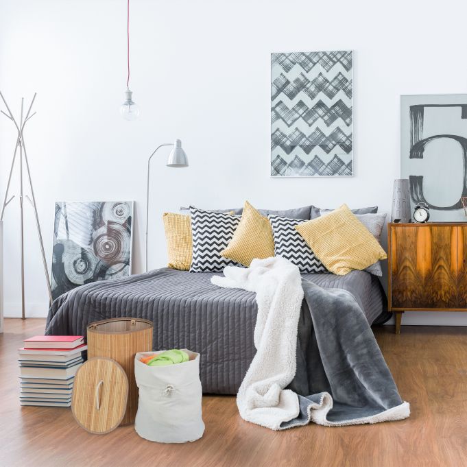 Relaxdays Καλάθι Απλύτων από Μπαμπού με Καπάκι - Oval - Natural - 4052025901271