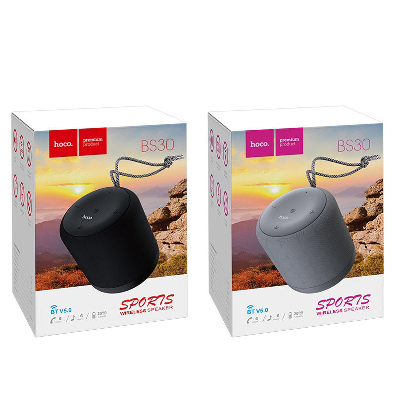 Hoco New Moon BS30 Wireless Speaker - Portable Loudspeaker - Ασύρματο Φορητό Ηχείο - Black