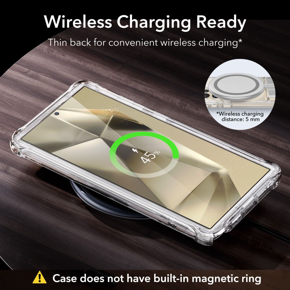 ESR Samsung Galaxy S24 Ultra Armor Kickstand Σκληρή Θήκη με Προστασία Οθόνης / Κάμερας και Stand - Clear