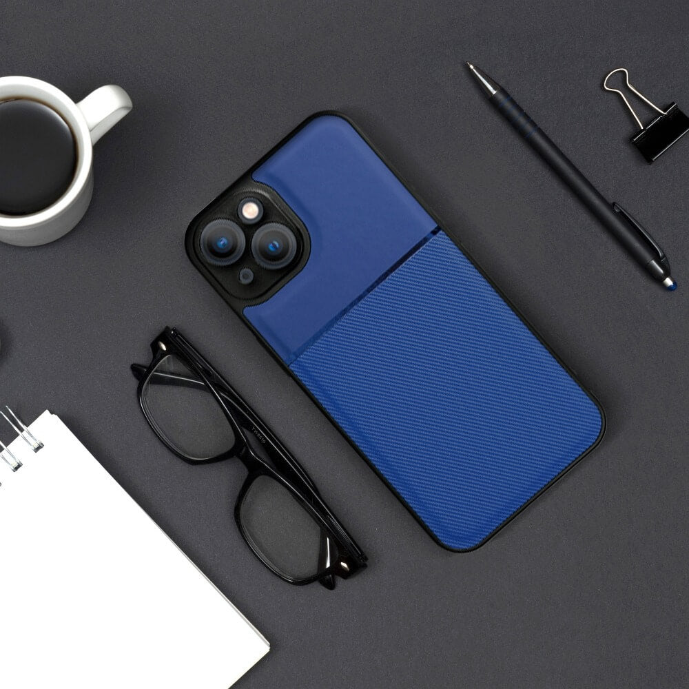 Forcell Xiaomi Redmi Note 11 / Redmi Note 11S Noble Σκληρή Θήκη με Πλαίσιο Σιλικόνης - Blue