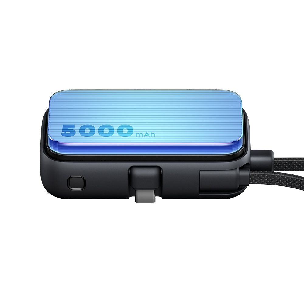 Mcdodo PowerBank 5000mAh 22.5W με Ενσωματωμένο Καλώδιο και Βύσμα Type-C - MC-7760 - Black