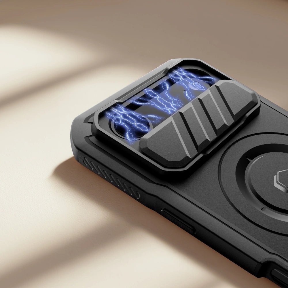 Tech - Protect iPhone Air - Kevlar MagSafe - Σκληρή Θήκη με Προστασία για την Οθόνη / την Κάμερα και Stand - Black