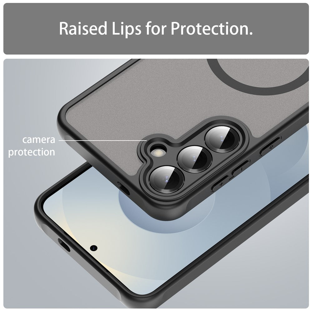Techsuit Samsung Galaxy A27 5G - Σκληρή Θήκη με Πλαίσιο Σιλικόνης και MagSafe - HaloFrost II MagSafe - Black