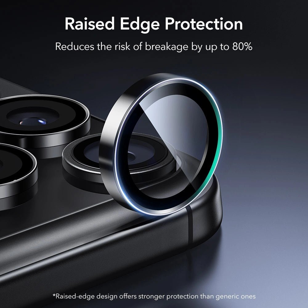 ESR iPhone 14 Pro / Pro Max / 15 Pro / Pro Max /16 Pro / Pro Max / 17 Pro / Pro Max Armorite - Αντιχαρακτικό Γυαλί για την Κάμερα - Black