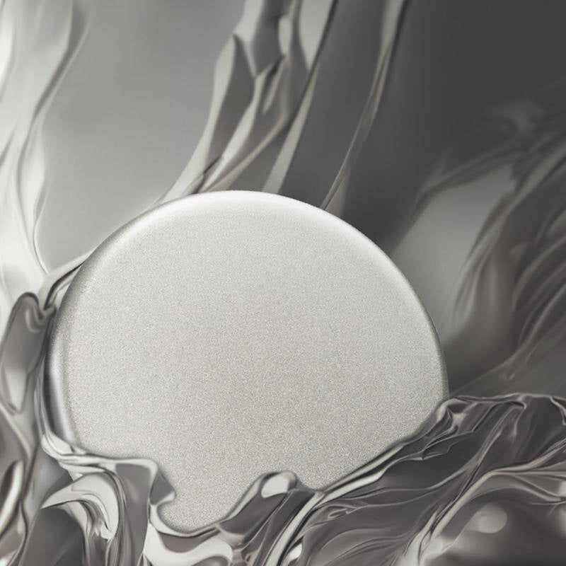 Crong MagSpot 15W Ασύρματος Φορτιστής MagSafe - Silver White