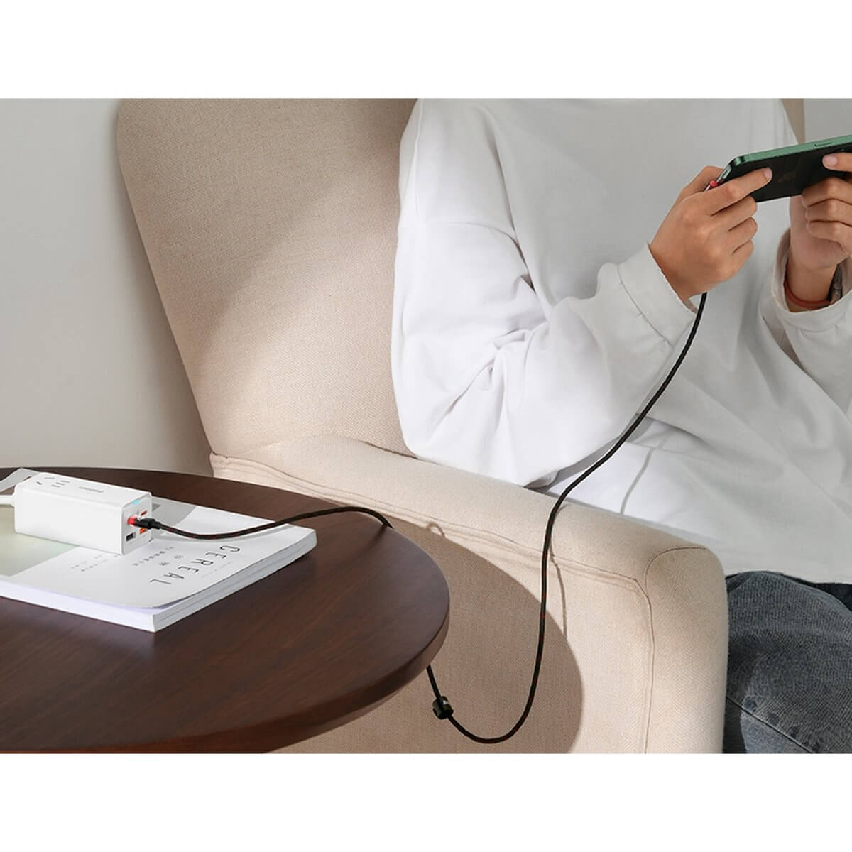 Baseus MVP 2 Elbow Cable 20W - Καλώδιο Δεδομένων και Φόρτισης Type-C to Lightning 1M - Black - CAVP000201