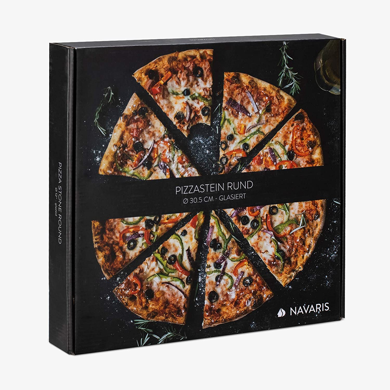 Navaris Πέτρα Ψησίματος Πίτσας - Black - 51246.02.3