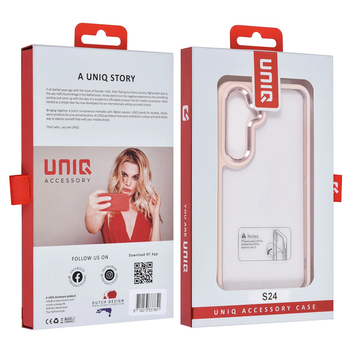 Tuniq Samsung Galaxy S24 - Σκληρή Θήκη με Πλαίσιο Σιλικόνης - Pink