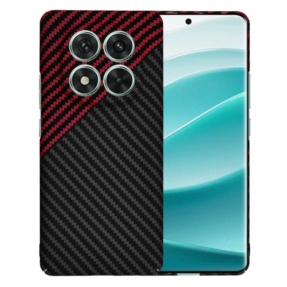 Techsuit Xiaomi Redmi Note 14 Pro 5G / Poco X7 Σκληρή Θήκη Carbonite FiberShell - Red Vortex