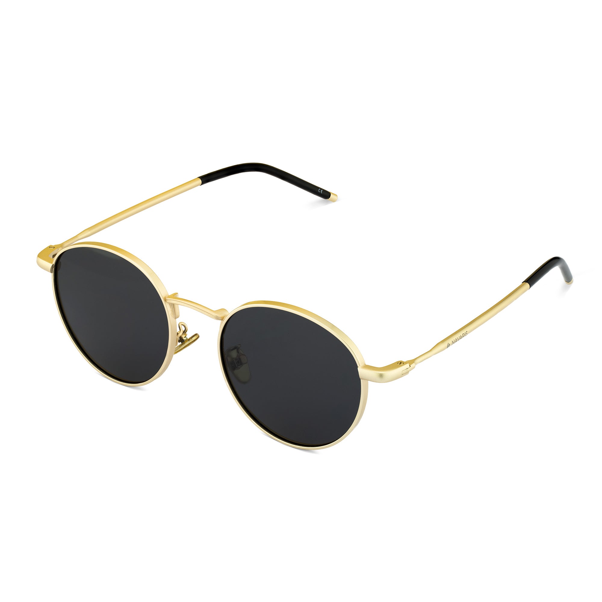 Navaris Aviator Unisex Γυαλιά Ηλίου - Black / Gold - 53170.2.21