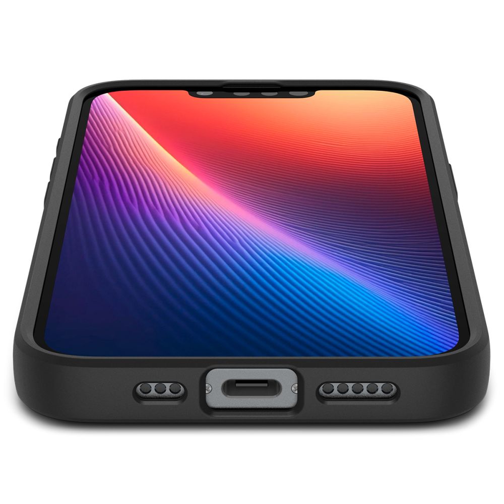 Spigen iPhone 16e Liquid Air Θήκη Σιλικόνης - Matte Black