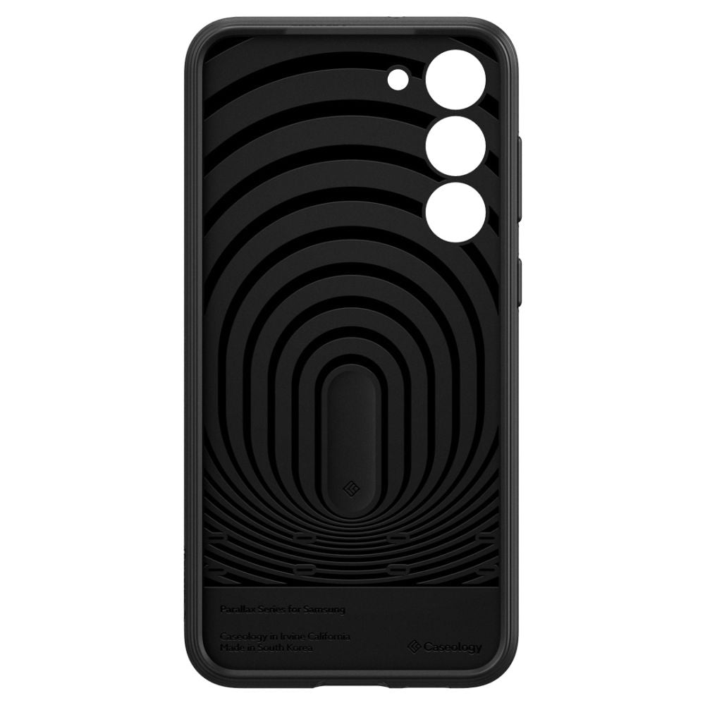 Caseology Samsung Galaxy S23+ Parallax Θήκη Σιλικόνης με Σκληρό Πλαίσιο - Matte Black