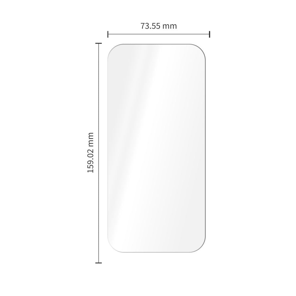 Tech-Protect iPhone 18 Pro Max Easy Set+ - Σετ με 2 Αντιχαρακτικά Γυαλιά Οθόνης με οδηγό και 1 Αντιχαρακτικό Γυαλί για την Κάμερα - Διάφανα