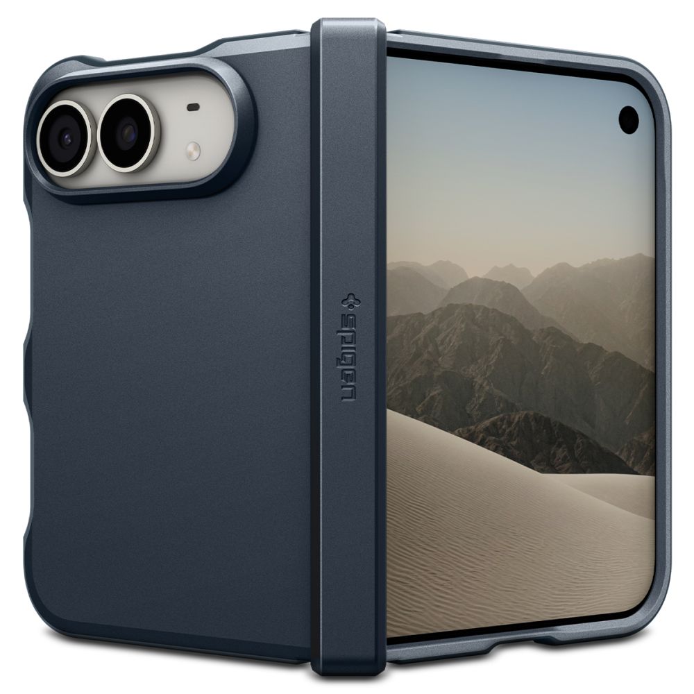 Spigen iPhone Duo - Σκληρή Θήκη με Πλαίσιο Σιλικόνης MagSafe - Tough Armor Pro Mag Fit - Metal Slate