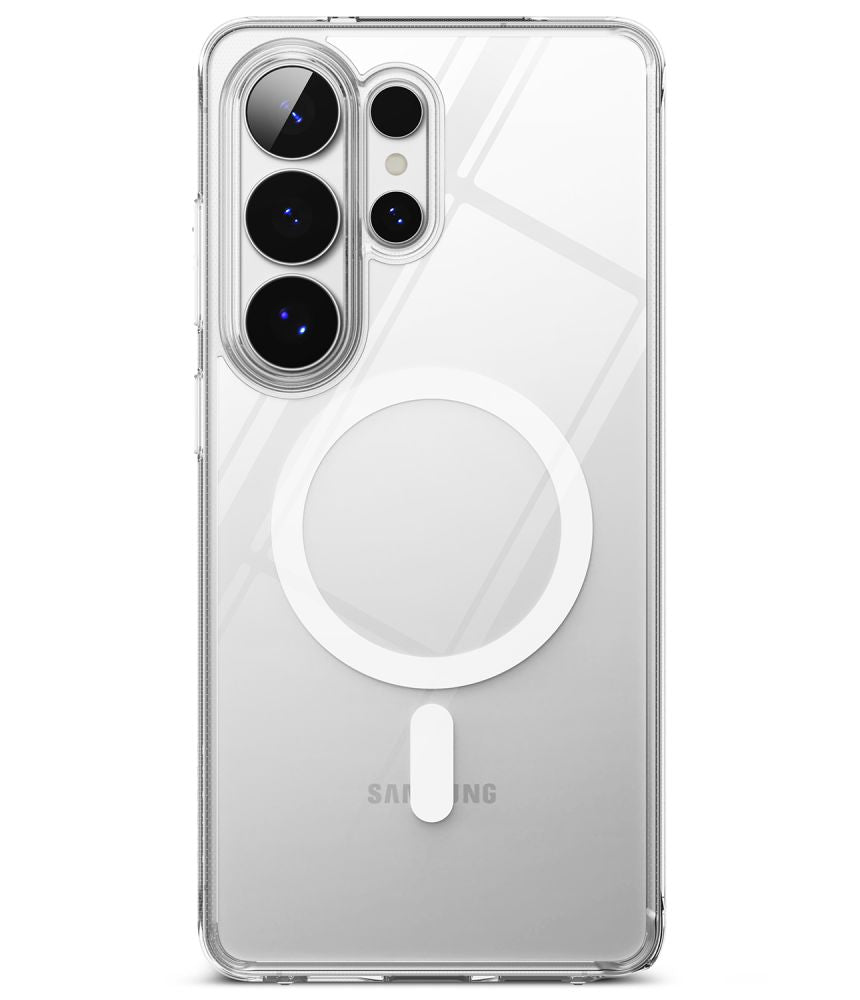 Ringke Samsung Galaxy S26 Ultra - Σκληρή Θήκη με Πλαίσιο Σιλικόνης και MagSafe - Fusion Magnetic - Clear