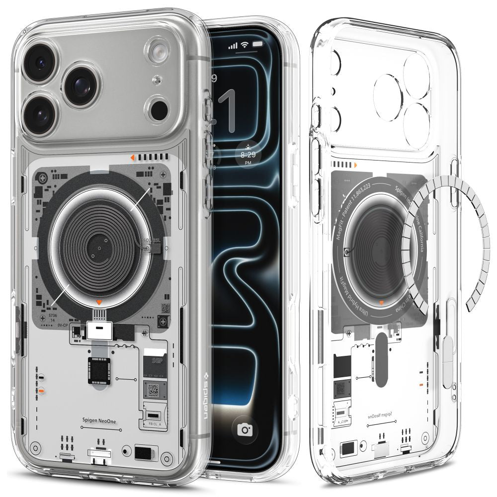 Spigen iPhone 18 Pro / iPhone 17 Pro - Σκληρή Θήκη με Πλαίσιο Σιλικόνης Και MagSafe - Ultra Hybrid Mag - Neo One