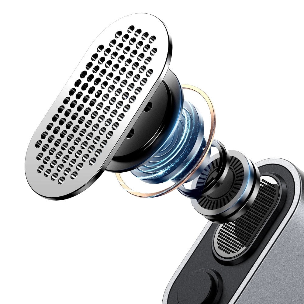 Joyroom JR-CB7 Bluetooth AUX Receiver για Αναπαραγωγή Μουσικής / Κλήσεις στο Αυτοκίνητο - Grey