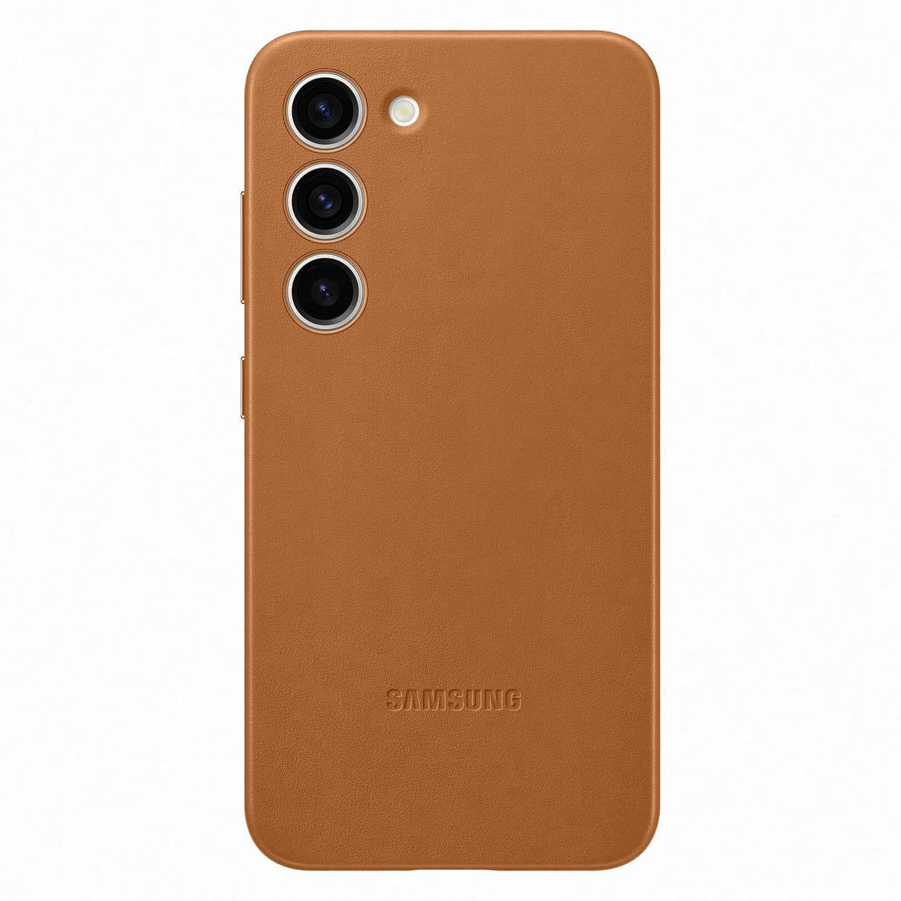 Samsung Genuine Leather Cover Samsung Galaxy S23 Θήκη από Γνήσιο Δέρμα - Camel - EF-VS911LAEGWW