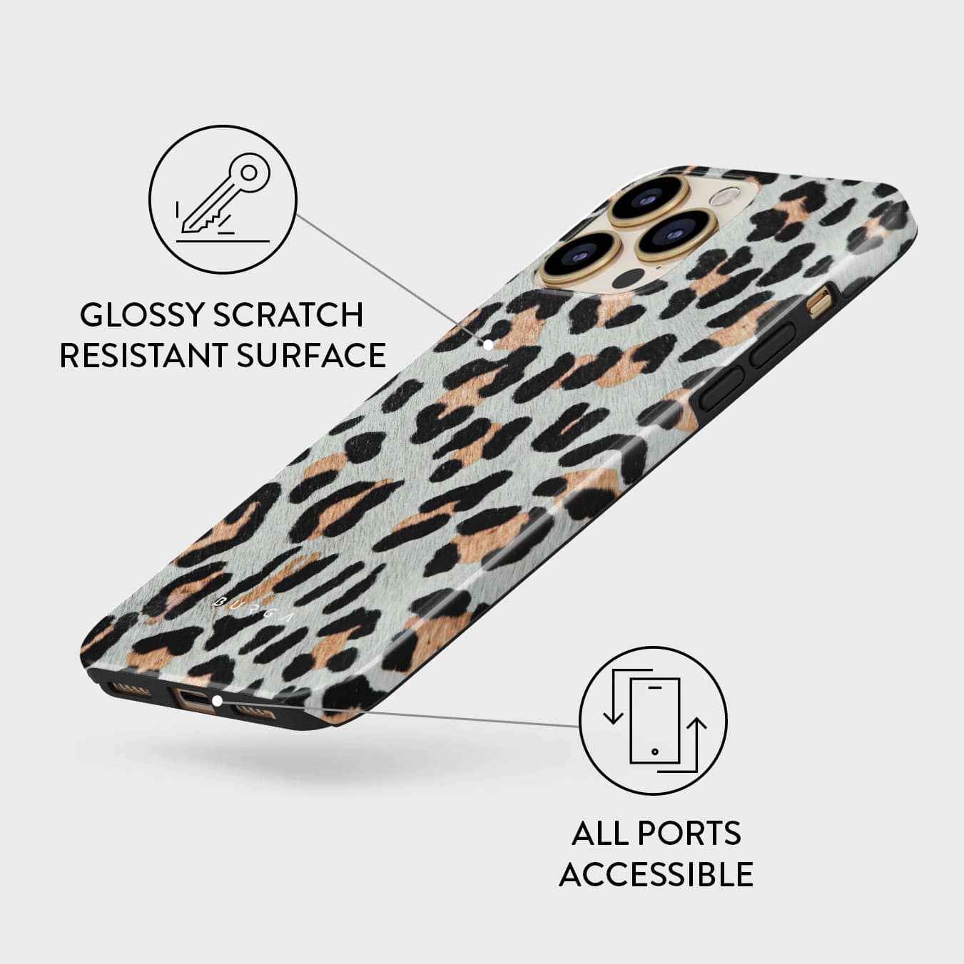 Burga iPhone 13 Pro Fashion Tough Σκληρή Θήκη - Baby Leo