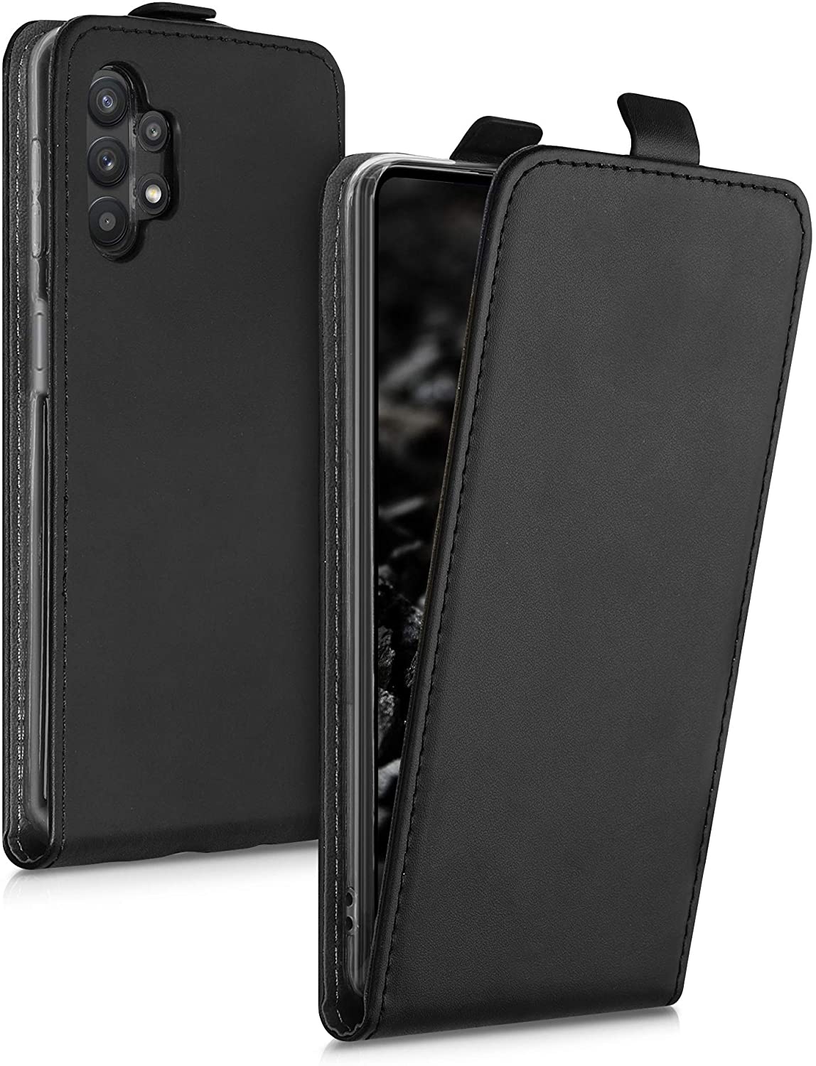 KW Samsung Galaxy A52 / A52 5G / A52s 5G Θήκη Δερματίνη Flip - Black - 54350.01