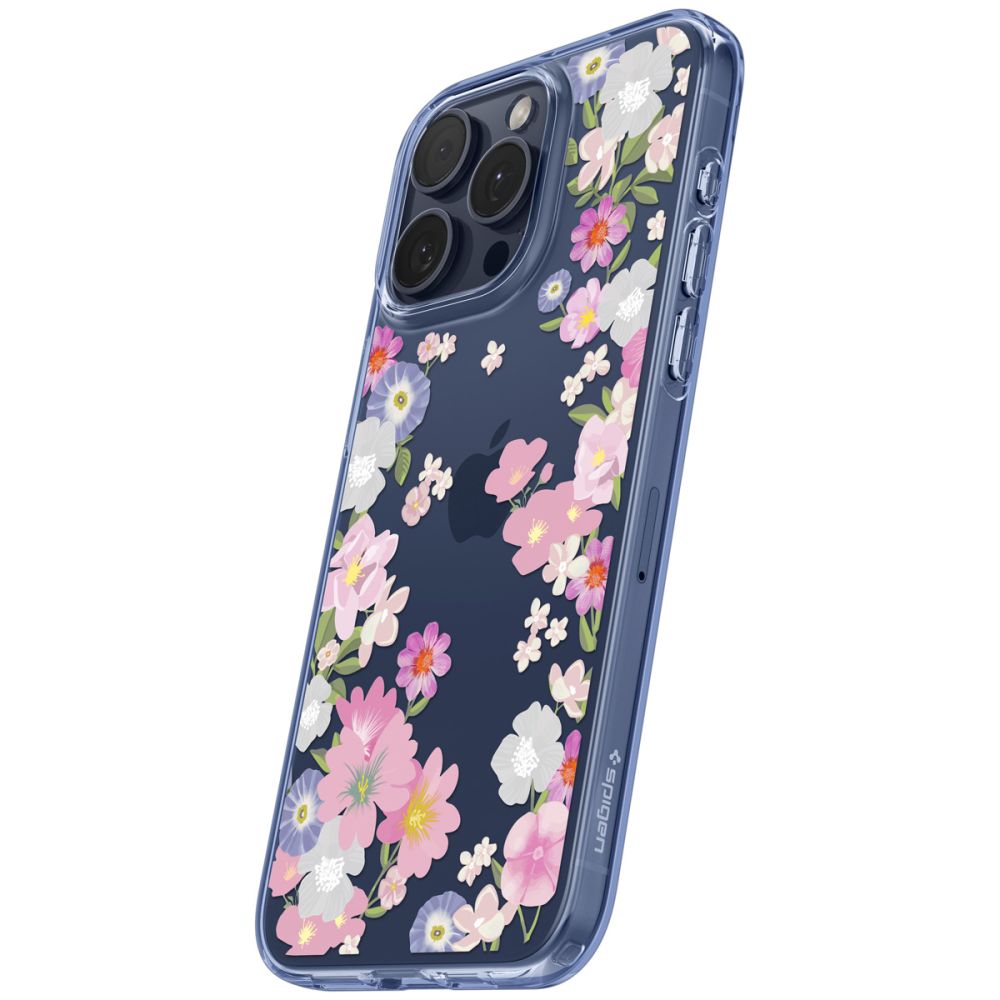 Spigen iPhone 15 Pro Liquid Crystal Θήκη Σιλικόνης - Blossom