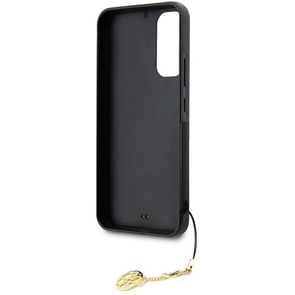 Guess Samsung Galaxy A34 5G - 4G Charms Collection Θήκη με Επένδυση Συνθετικού Δέρματος - Brown - GUHCSA34GF4GBR