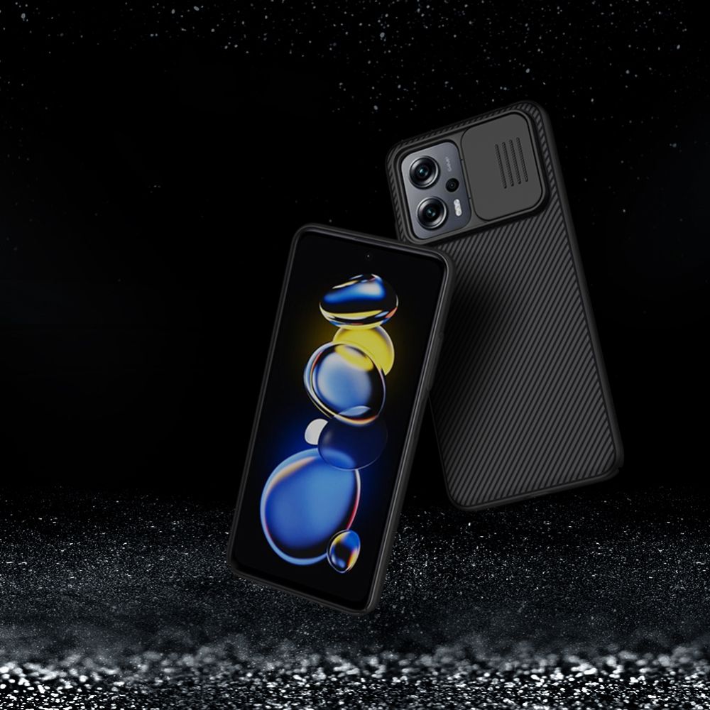 Nillkin Xiaomi Poco X4 GT CamShield Σκληρή Θήκη με Κάλυμμα για την Κάμερα - Black