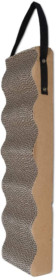 Navaris Cat Hanging Scratching Board - Κρεμαστό Ονυχοδρόμιο για Γάτες - 13 x 5 x 45 cm - Brown - 49994.4
