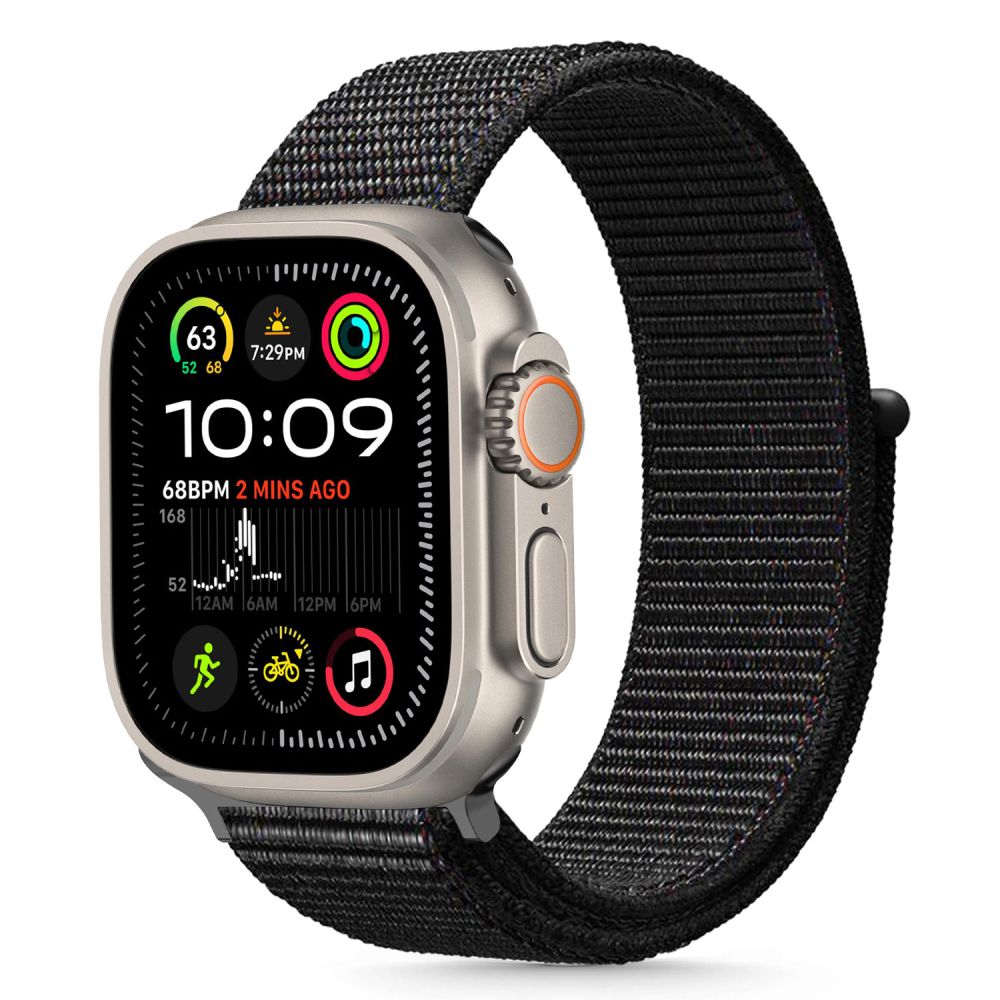 Tech-Protect Λουράκι Apple Watch 8/9/10/11 - SE (1/2/3) - Ultra (1/2/3) – 44/45/46/49mm Nylon - Black