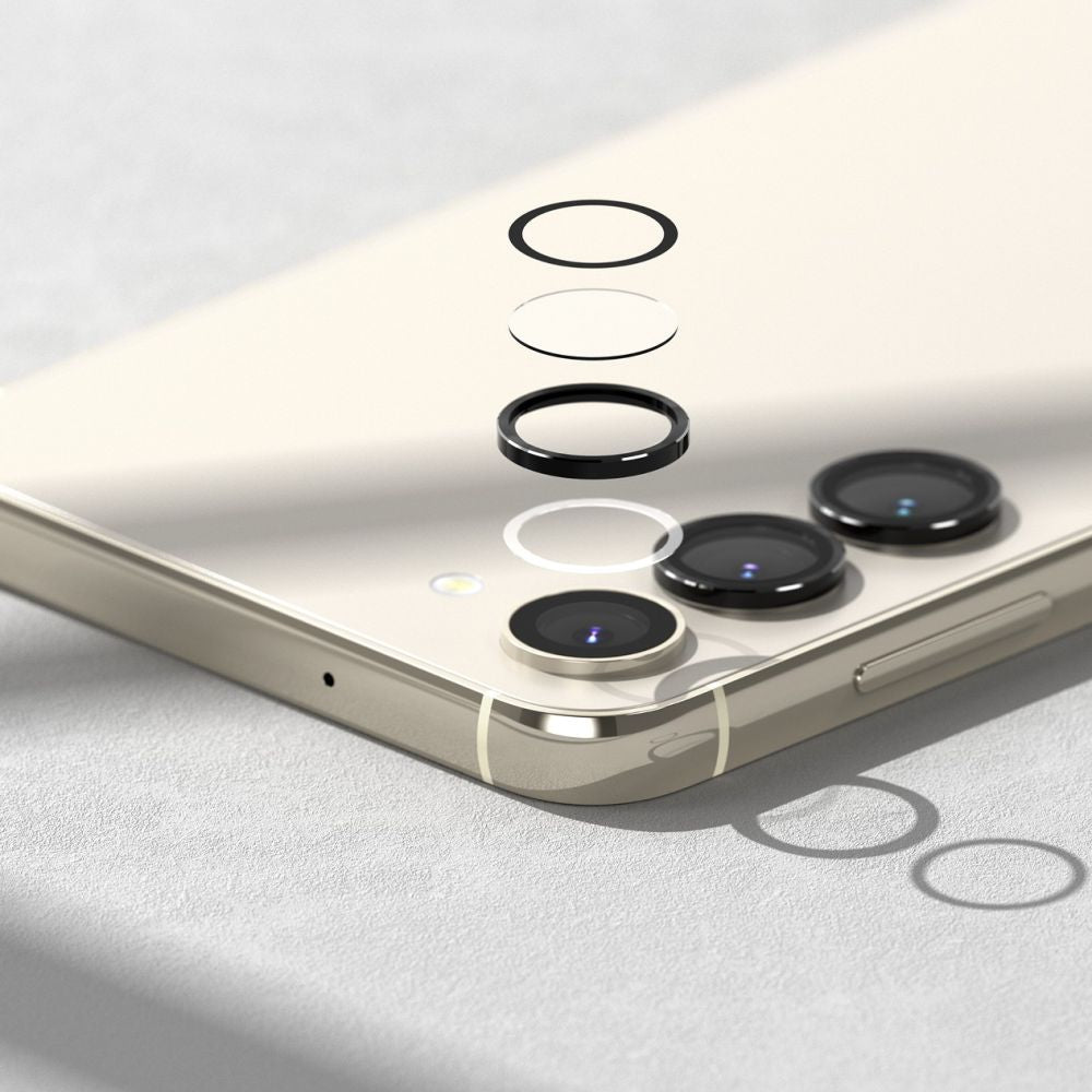 Ringke Samsung Galaxy S23 / S23 Plus Lens Frame Glass Αντιχαρακτικό Γυαλί για την Κάμερα - Black