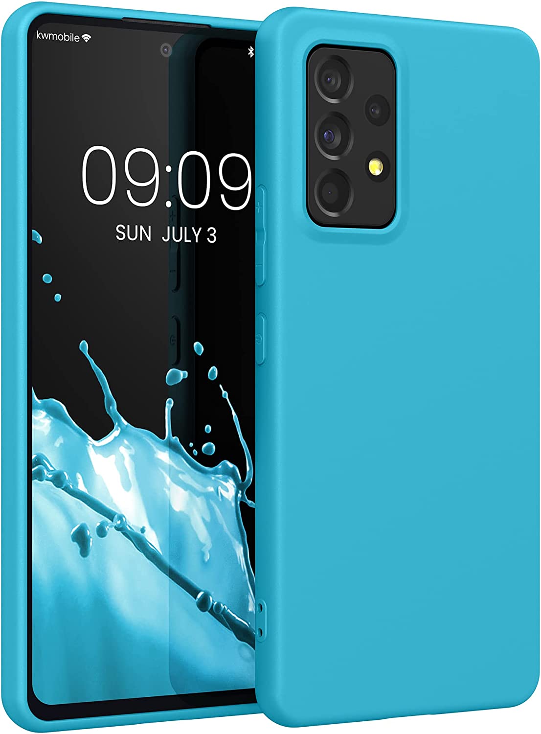 KW Samsung Galaxy A53 5G Θήκη Σιλικόνης TPU - Ice Blue - 57808.205