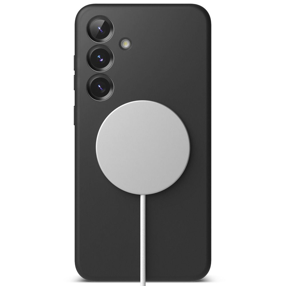 Ringke Samsung Galaxy S25 Plus Silicone Magnetic MagSafe Case Θήκη Σιλικόνης με MagSafe - Black