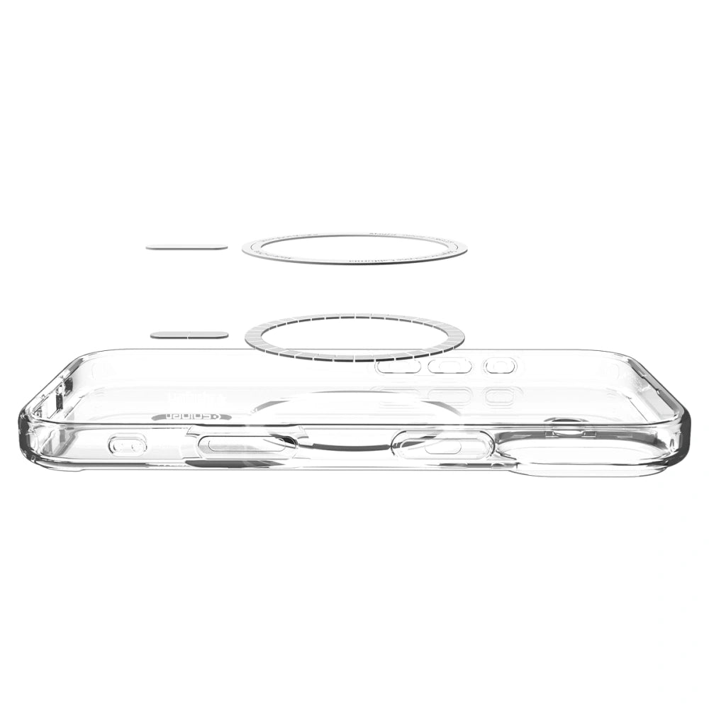 Spigen iPhone 17 - Ultra Hybrid Mag - Σκληρή Θήκη με Πλαίσιο Σιλικόνης Και MagSafe - Clear / White